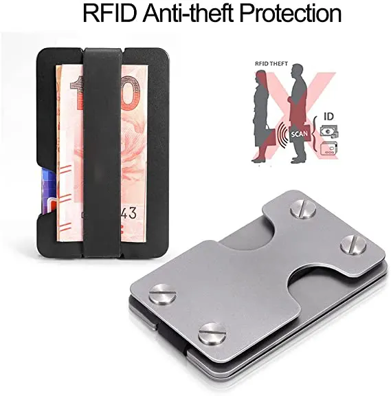 Metal Card Holder EDC Wallet Can Store Keys & U Disk Men Wallet (1)