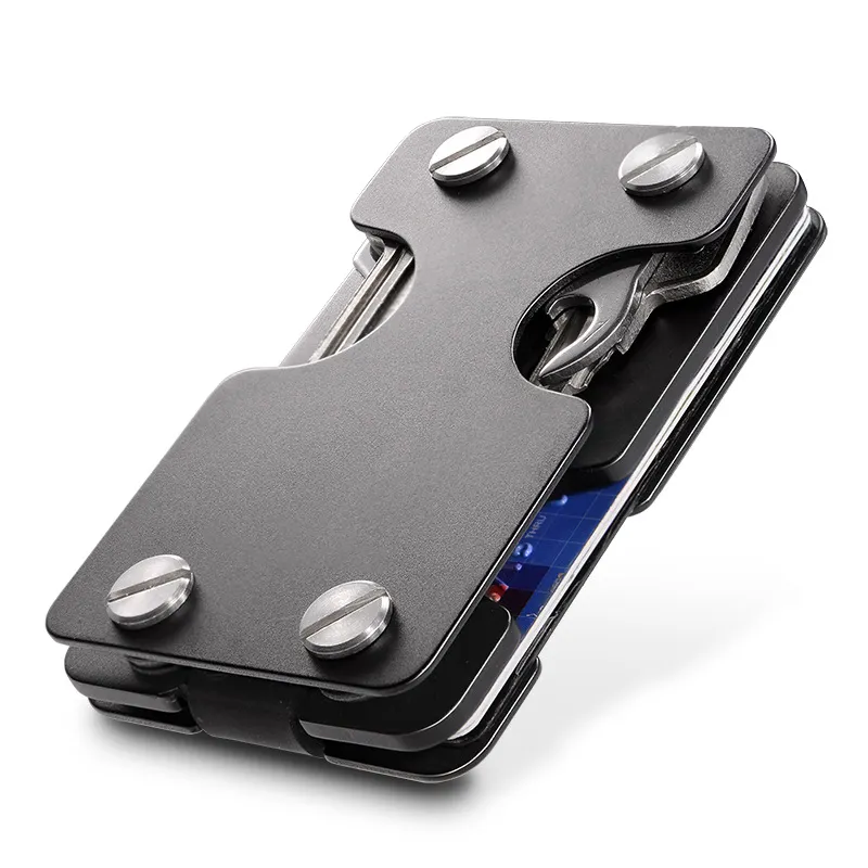 Metal Card Holder EDC Wallet Can Store Keys & U Disk Men Wallet (8)